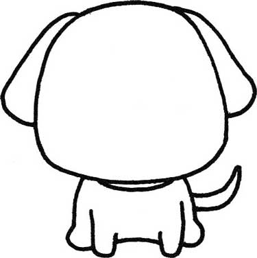 狗狗简笔画