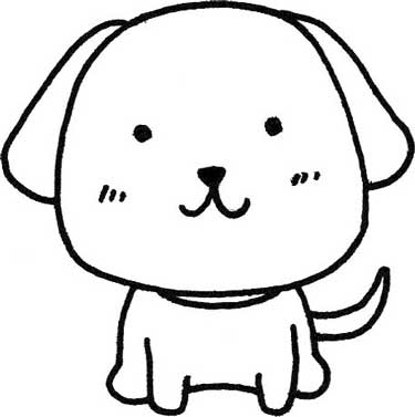 狗狗简笔画