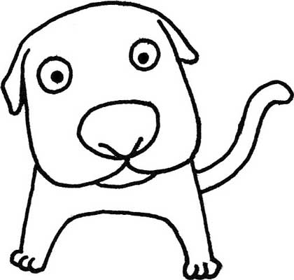 狗狗简笔画
