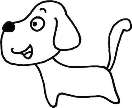 狗狗简笔画