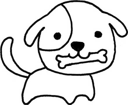 狗狗简笔画