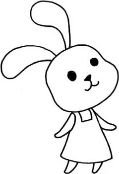 兔子简笔画