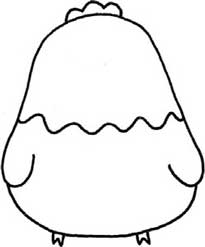 鸡简笔画