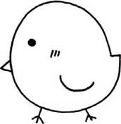 鸡简笔画