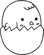 鸡简笔画