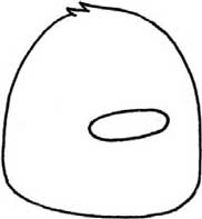 鸭子简笔画