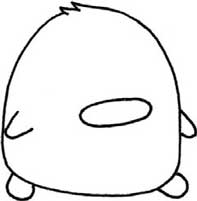 鸭子简笔画