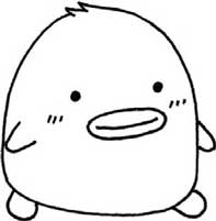 鸭子简笔画