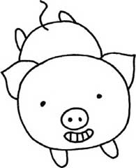 小猪简笔画
