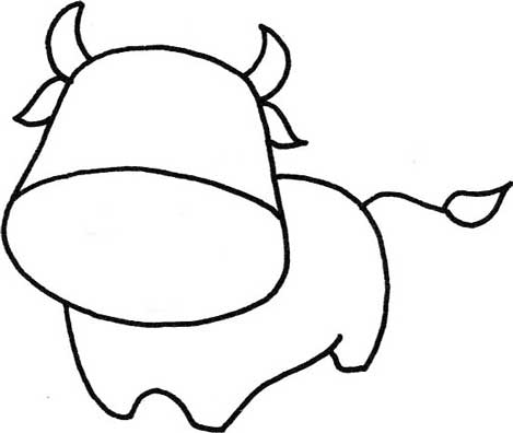 牛简笔画