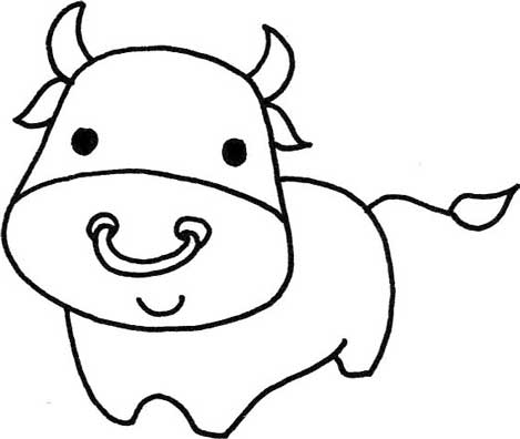 牛简笔画