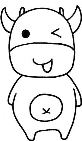 牛简笔画