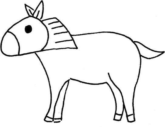马简笔画