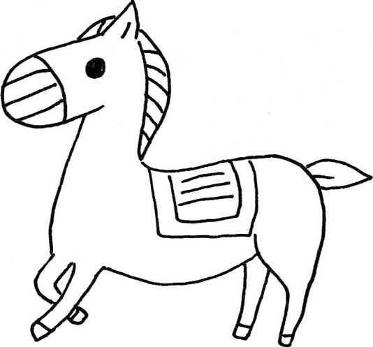 马简笔画