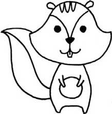 松鼠简笔画