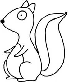 松鼠简笔画