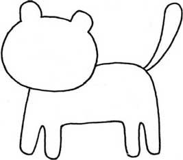 豹子简笔画