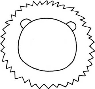 狮子简笔画