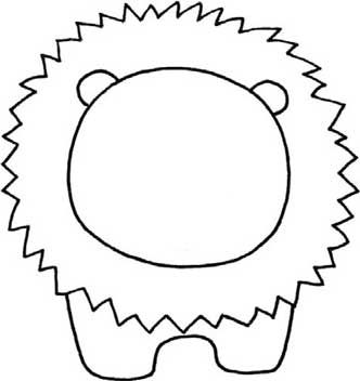 狮子简笔画