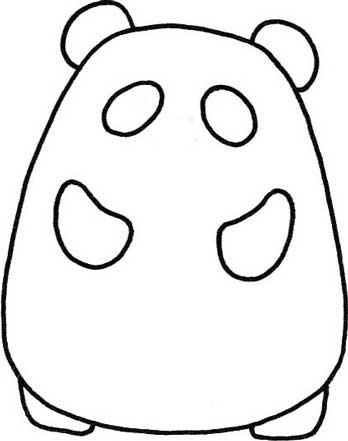 熊猫简笔画