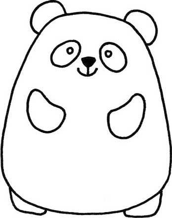 熊猫简笔画