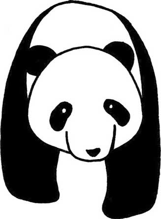 熊猫简笔画