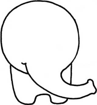 大象简笔画