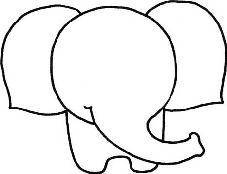 大象简笔画