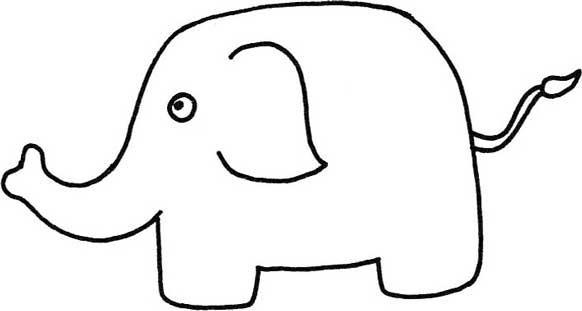 大象简笔画