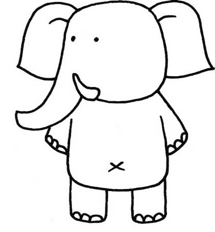 大象简笔画
