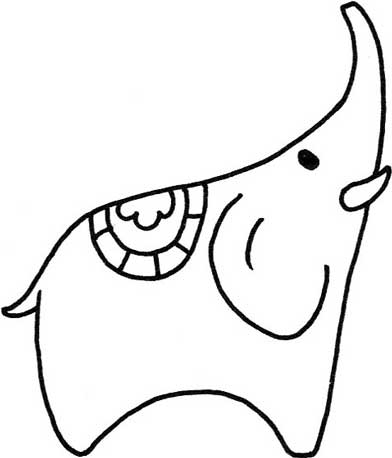 大象简笔画