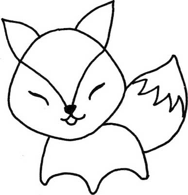 狐狸简笔画