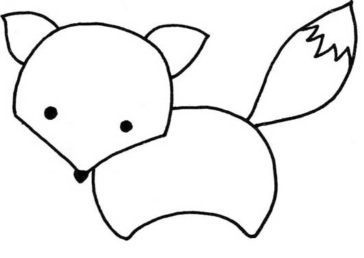 狐狸简笔画