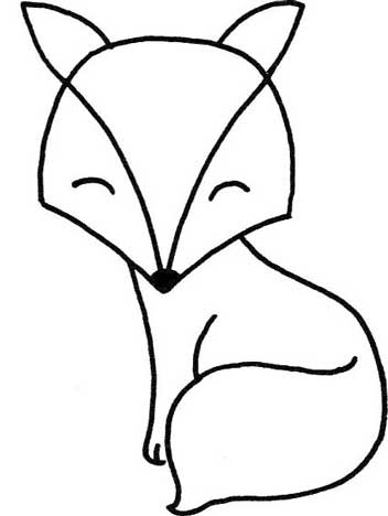 狐狸简笔画