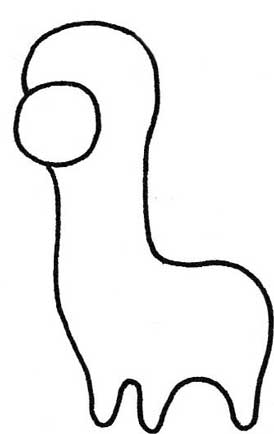 羊驼简笔画