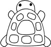 乌龟简笔画