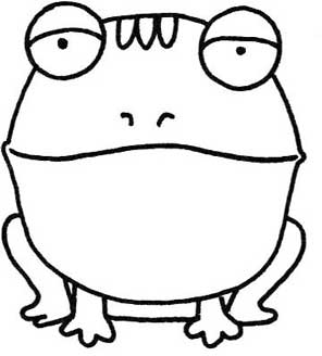 青蛙简笔画
