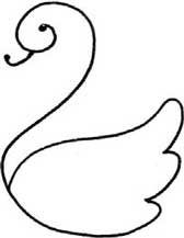 天鹅简笔画