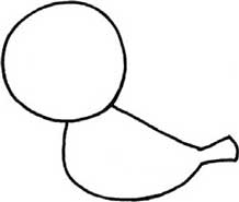 麻雀简笔画