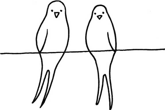 燕子简笔画