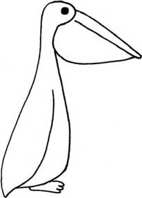鹈鹕简笔画