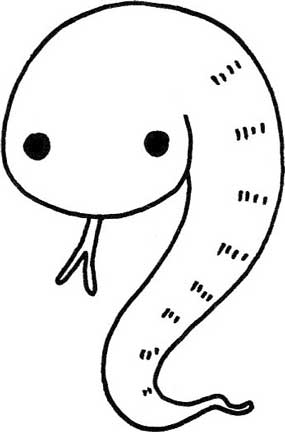 蛇简笔画