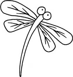 蜻蜓简笔画