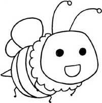 蜜蜂简笔画