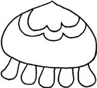 水母简笔画