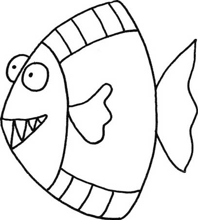深海鱼简笔画