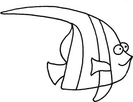 深海鱼简笔画