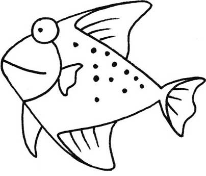 深海鱼简笔画