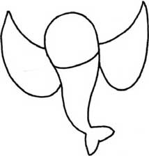 飞鱼简笔画