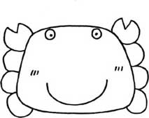 螃蟹简笔画
